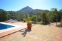 Pool with El Hacho mountain at the back